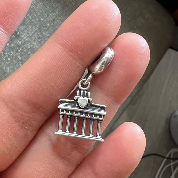 Retired Pandora Brandenburg Gate Germany National Icon Bead Dangle Charm Silver - Picture 8 of 12